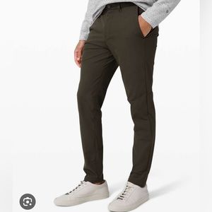 Lululemon Commission Warpstream Slim Fit Pant - Dark Olive - Size 30